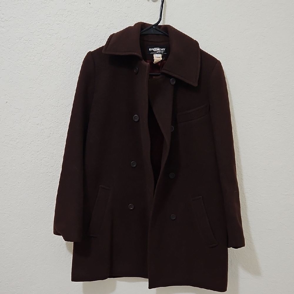 Givenchy Sport Vintage Wool Coat For Women Size 8